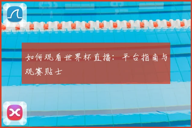 如何观看世界杯直播:平台指南与观赛贴士