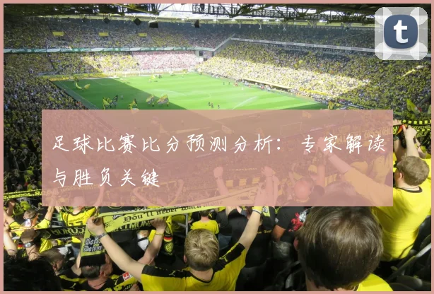 足球比赛比分预测分析:专家解读与胜负关键